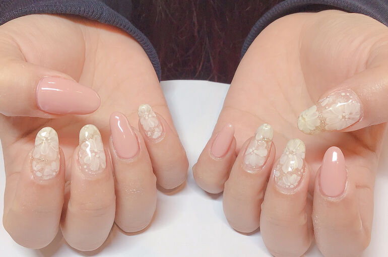お花ネイル